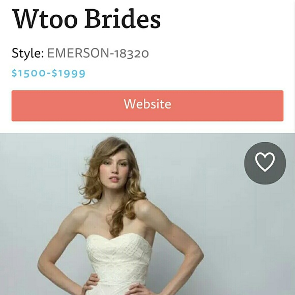 Emerson Dress by WTOO Bridal